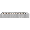 Cadre de lit sans matelas sonoma gris 90x190 cm