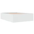 Cadre de lit sans matelas blanc 120x200 cm