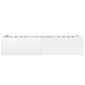 Cadre de lit sans matelas blanc 75x190 cm