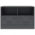 Meubles TV 2 pcs anthracite 67x39x44 cm acier