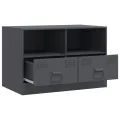 Meubles TV 2 pcs anthracite 67x39x44 cm acier