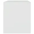 Meubles TV 2 pcs blanc 67x39x44 cm acier