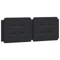 Cadre de lit sans matelas noir 140x200 cm similicuir