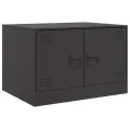 Table basse noir 67x50x44 cm acier