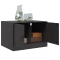 Table basse noir 67x50x44 cm acier