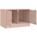 Meubles TV 2 pcs rose 67x39x44 cm acier