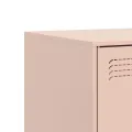 Meubles TV 2 pcs rose 67x39x44 cm acier