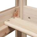 Lit haut sans matelas 75x190 cm bois de pin massif