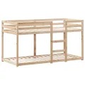 Lit superposé sans matelas 80x200 cm bois de pin massif