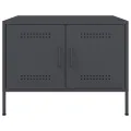 Table basse anthracite 68x50x50,5 cm acier