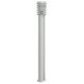 Lampadaire d'extérieur argenté 110 cm acier inoxydable