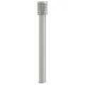 Lampadaire d'extérieur argenté 110 cm acier inoxydable