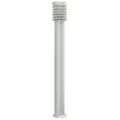 Lampadaire d'extérieur argenté 110 cm acier inoxydable