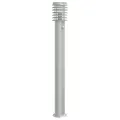 Lampadaire d'extérieur avec capteur argenté acier inoxydable