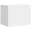 Tables de chevet murales 2 pcs blanc 45x30x35 cm
