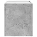 Tables de chevet murales 2 pcs gris béton 45x30x35 cm