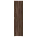 Buffet haut chêne marron 45x42,5x185 cm bois d'ingénierie