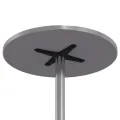 Table de bar d’extérieur réglable en hauteur aluminium