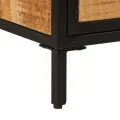 Table de chevet 40x30x52,5 cm bois de manguier massif brut