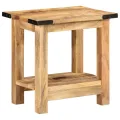 Table d'appoint 40x30x40 cm bois massif de manguier brut