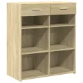 Buffet chêne sonoma 80x42,5x93 cm bois d'ingénierie