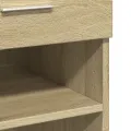 Buffet chêne sonoma 80x42,5x93 cm bois d'ingénierie