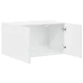 Armoire murale blanc 70x42,5x40 cm bois d'ingénierie
