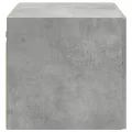 Armoire murale gris béton 70x42,5x40 cm bois d'ingénierie