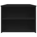 Table basse noir 102x55x42 cm bois d'ingénierie