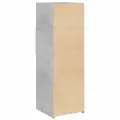 Buffet haut gris béton 40x42,5x124 cm bois d'ingénierie