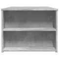 Table basse gris béton 102x55x42 cm bois d'ingénierie