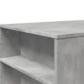 Table basse gris béton 102x55x42 cm bois d'ingénierie