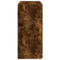 Buffet chêne fumé 80x42,5x93 cm bois d'ingénierie