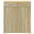 Buffet chêne sonoma 80x42,5x93 cm bois d'ingénierie
