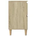 Meuble d'évier chêne sonoma 80x33x60 cm bois d'ingénierie