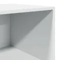Buffet haut blanc 40x41x185 cm bois d'ingénierie