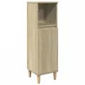 Armoire salle de bain chêne sonoma 30x30x100 cm
