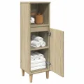 Armoire salle de bain chêne sonoma 30x30x100 cm