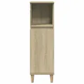 Armoire salle de bain chêne sonoma 30x30x100 cm