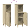 Armoire salle de bain chêne sonoma 30x30x100 cm