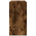 Armoire de lavabo chêne fumé 63x29x55 cm bois d'ingénierie