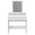 Coiffeuse avec LED blanc 80x41x144,5 cm