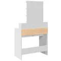 Coiffeuse avec LED blanc 80x41x144,5 cm