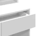 Coiffeuse avec LED blanc 80x41x144,5 cm