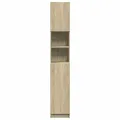 Armoire de salle de bain Chêne sonoma 32x25,5x190 cm Aggloméré