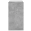 Coiffeuse et tabouret gris béton 60x40x113,5 cm