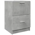 Armoire d'évier gris béton 40x37x59 cm bois d'ingénierie