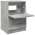 Armoire d'évier gris béton 40x37x59 cm bois d'ingénierie