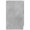 Armoire d'évier gris béton 40x37x59 cm bois d'ingénierie