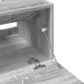 Meuble d'évier sonoma gris 40x37x59 cm bois d'ingénierie